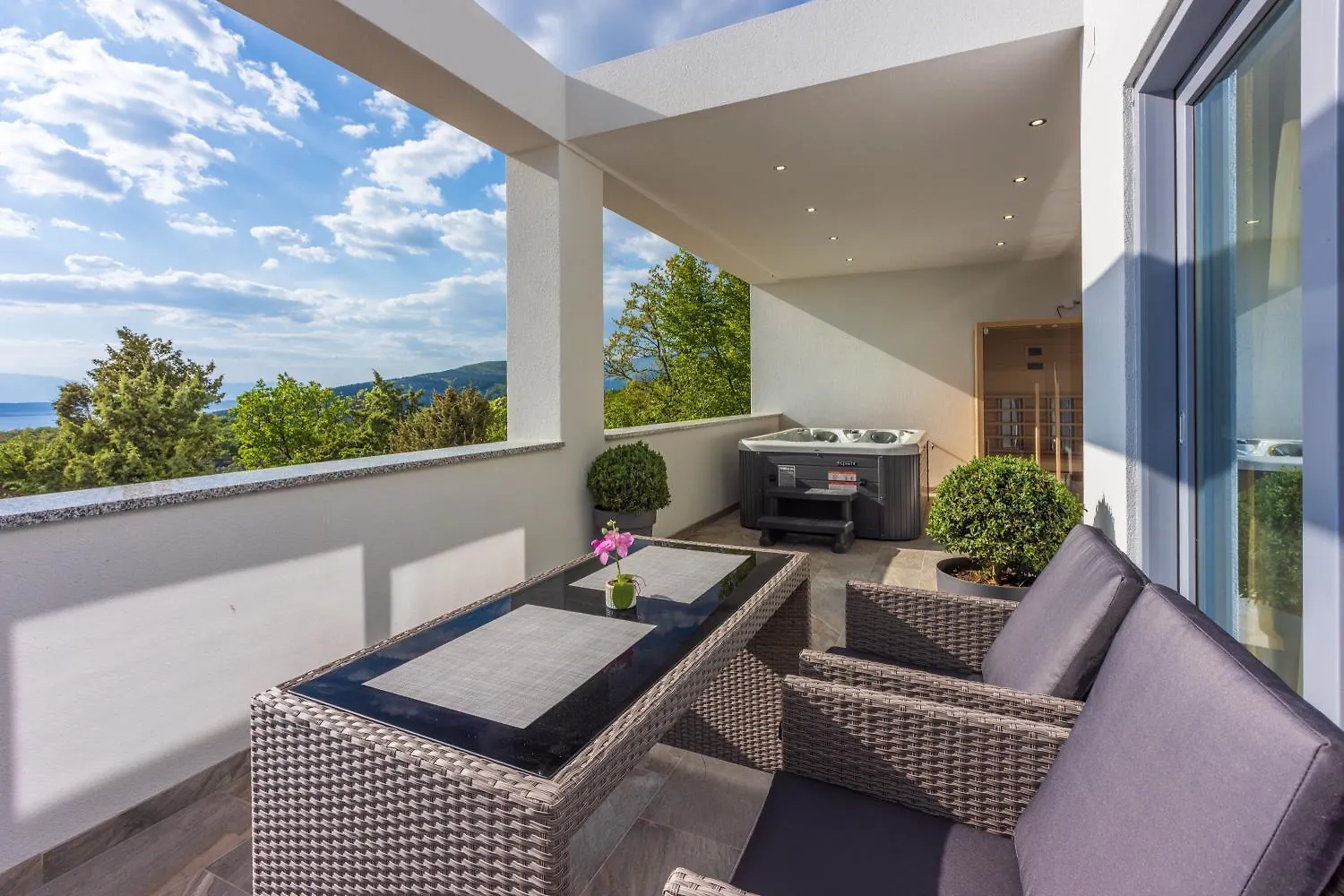 Einzigartige Casita Mit Whirlpool, Sauna, Meerblick, Grill, Privatparkplatz Crikvenica