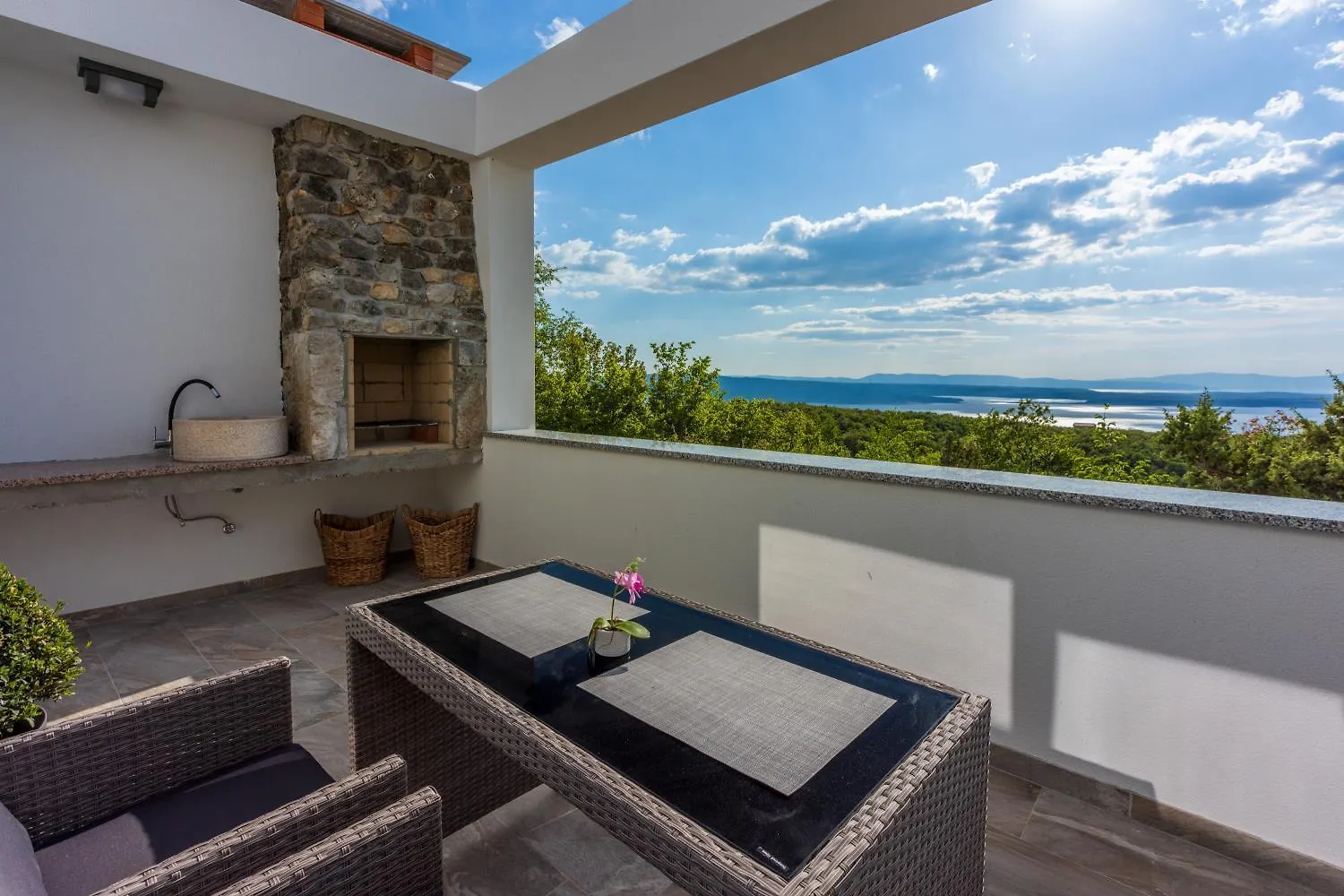 Einzigartige Casita Mit Whirlpool, Sauna, Meerblick, Grill, Privatparkplatz Crikvenica