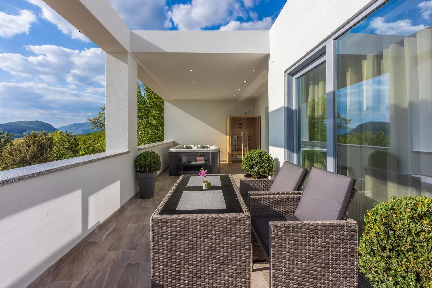 Einzigartige Casita Mit Whirlpool, Sauna, Meerblick, Grill, Privatparkplatz Crikvenica 0*,